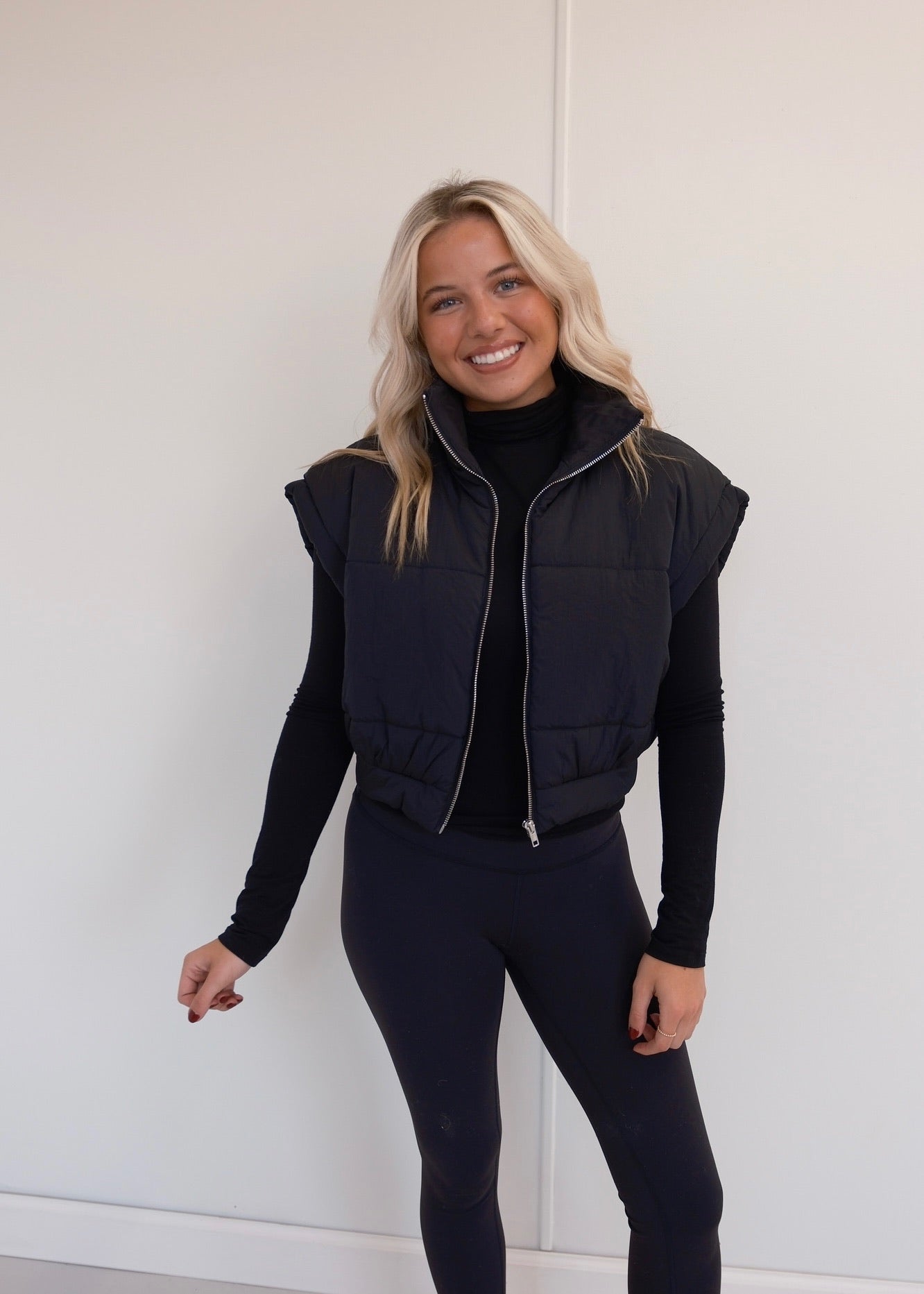 Jemma Cropped Puffer Vest