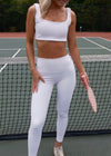 Pink Gingham Active Set