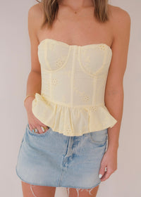 Laura Kate Top - Yellow