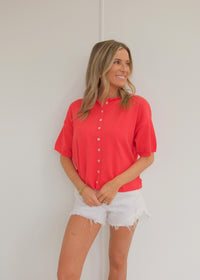 Maggie Cardigan - Red