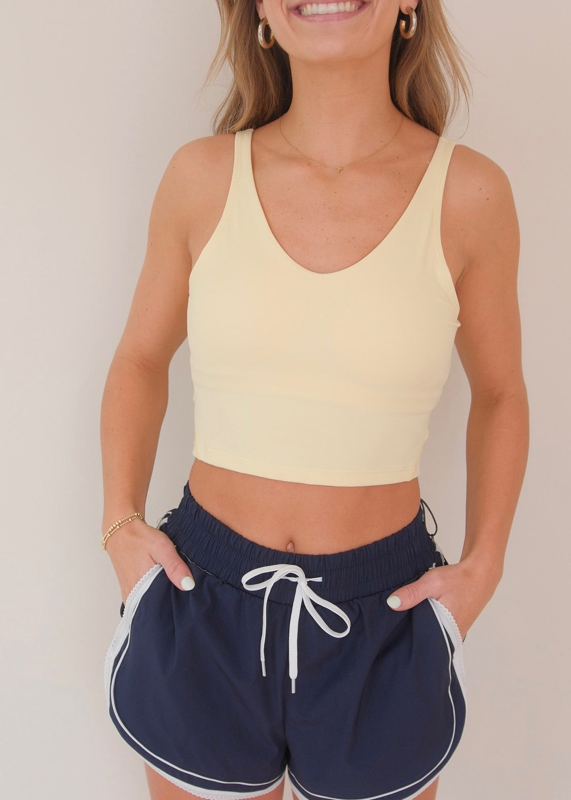 Butter Yellow Active Tank