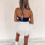 White Smocked Skirt
