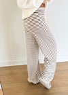 Clara Striped Pants - Brown/Cream