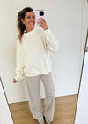 Clara Striped Pants - Brown/Cream