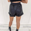Hallie Leather Shorts