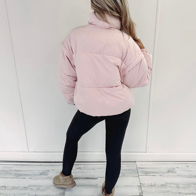 Savannah Puffer Jacket - Pink