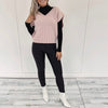 Mary Sweater Vest - Pink