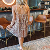 Adrien Tiered Sequin Mini Dress