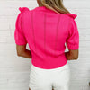 Penelope Sweater Top - Pink
