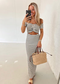 Santorini Striped Dress