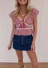 Annie Gingham Top