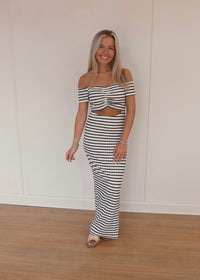 Santorini Striped Dress