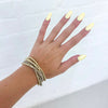 Gold Beaded Bracelet Set