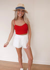 Eleanor Eyelet Shorts - White