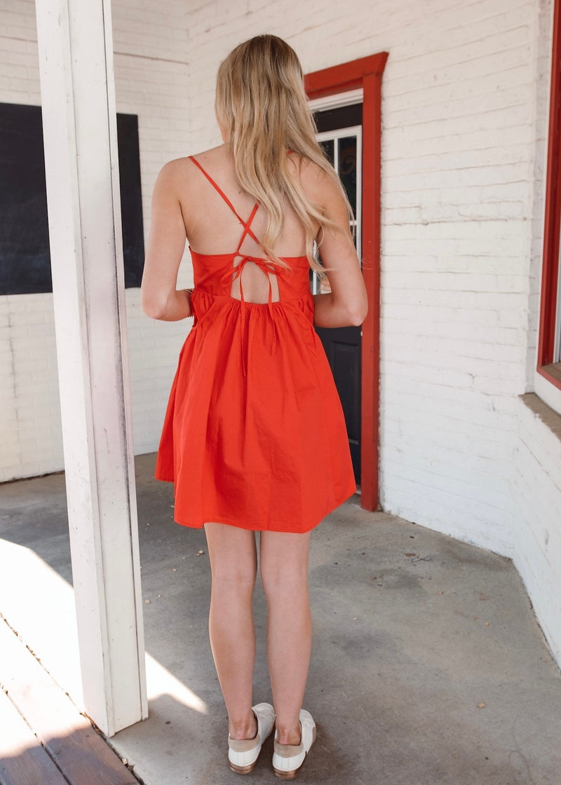 Mary Dress - Red