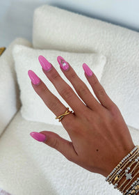 Gold Crossover Ring