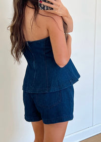 Daisy Dark Denim Set