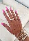 White Heart Ring