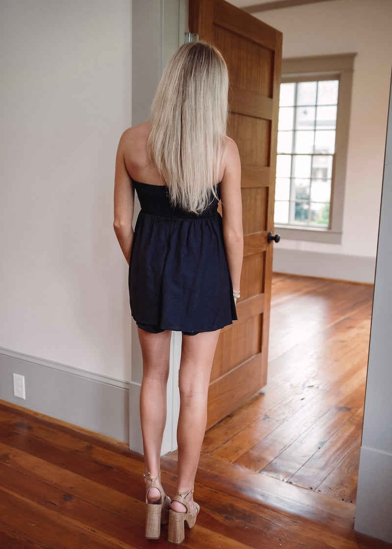 Mina Strapless Romper