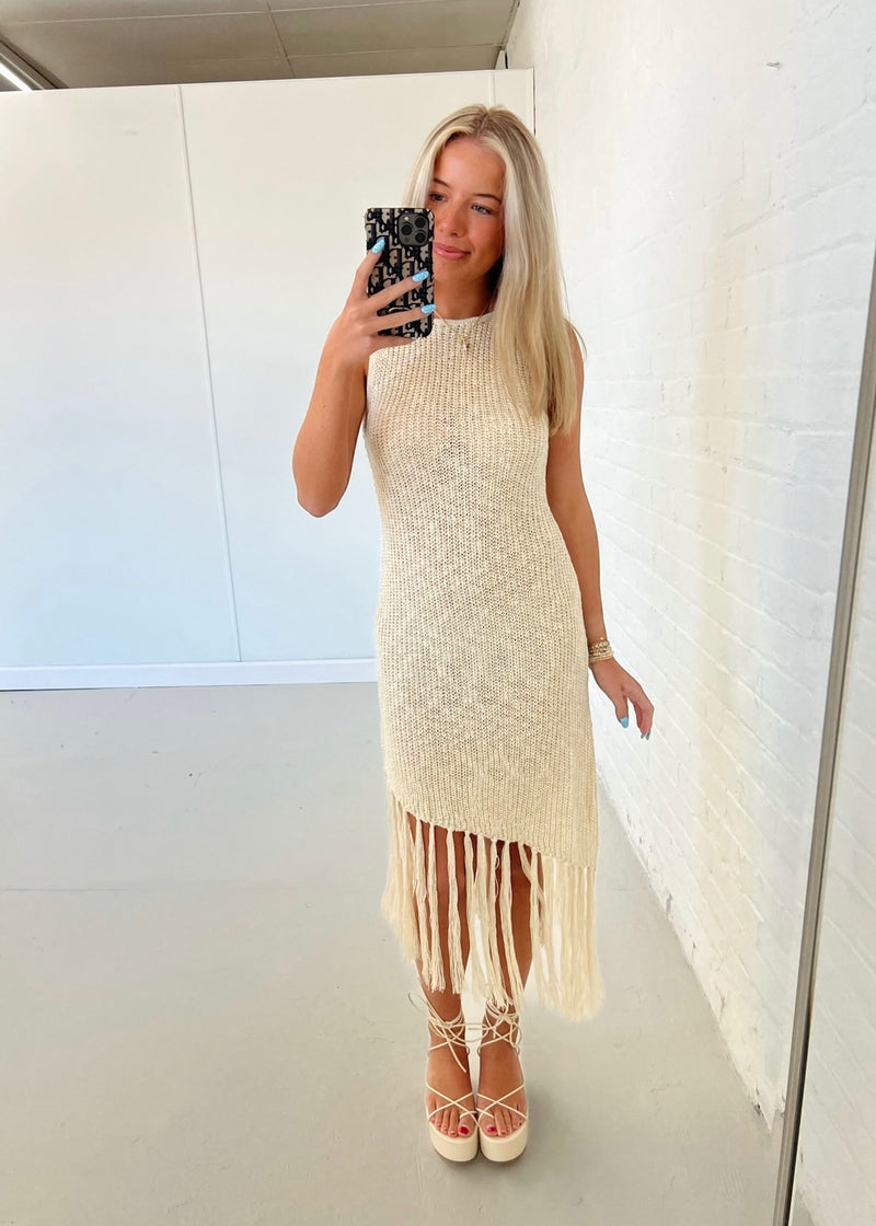 Zoey Fringe Dress/Cover up