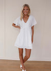 Serena Button Dress