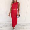 Anniston Midi Set - Red