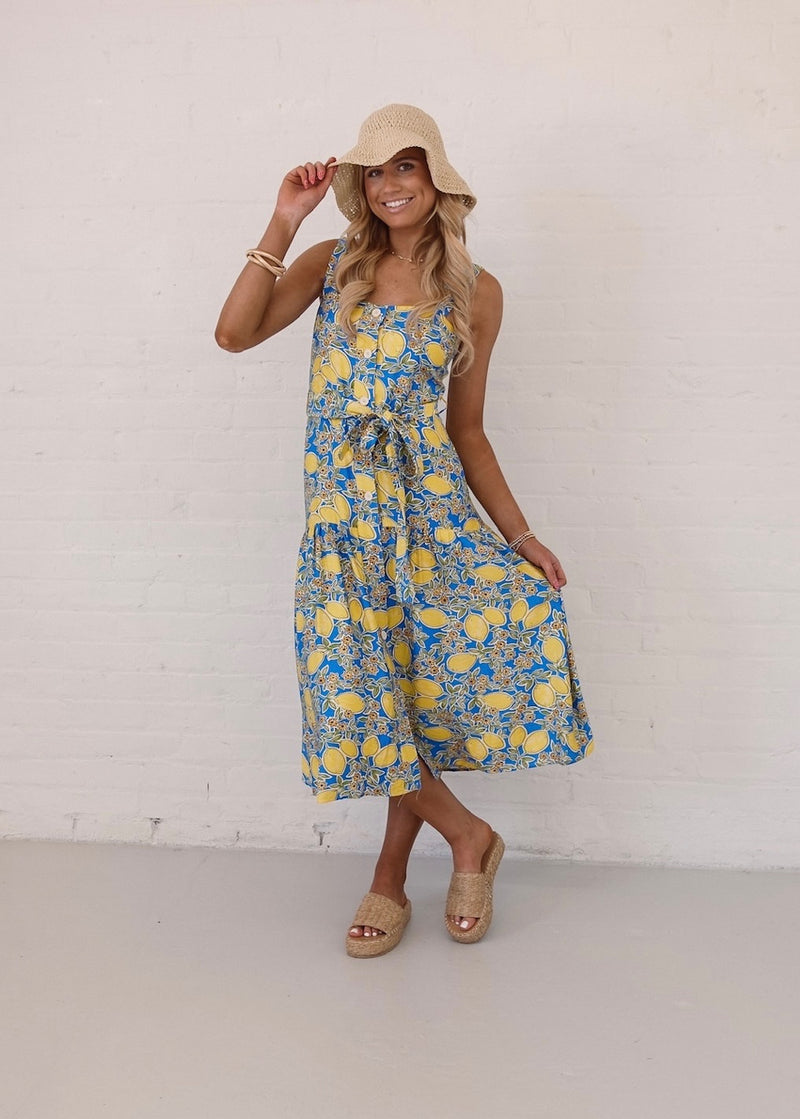 Lemon Midi Dress