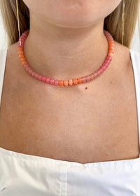 Beaded Necklace - Orange