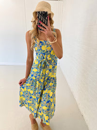 Lemon Midi Dress