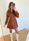 Autumn Suede Dress