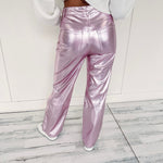 Briar Pink Metallic Pants