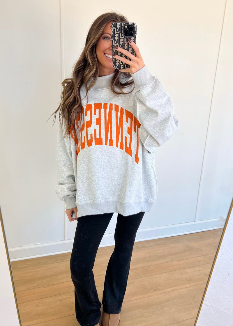 Tennessee Mock Neck Pullover - Reversible