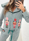 Nutcracker Embroidered Pajamas