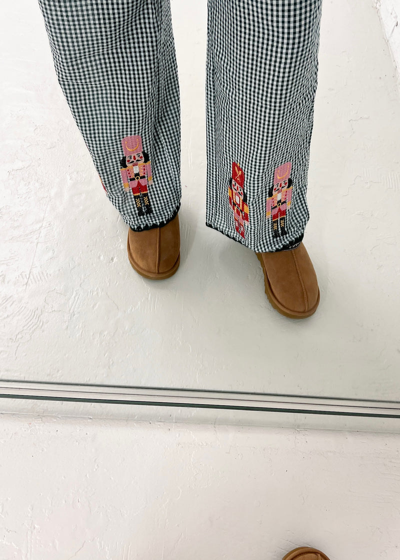 Nutcracker Embroidered Pajamas