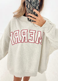 Merry Mock Neck Pullover