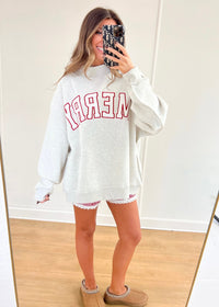 Merry Mock Neck Pullover