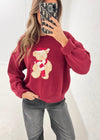 Santa Teddy Bear Sweater