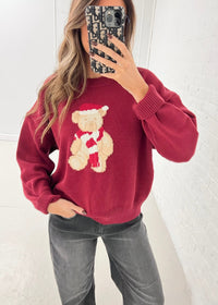 Santa Teddy Bear Sweater