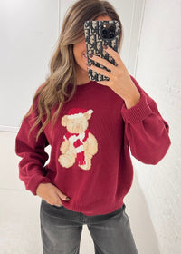 Santa Teddy Bear Sweater