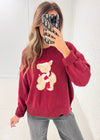 Santa Teddy Bear Sweater