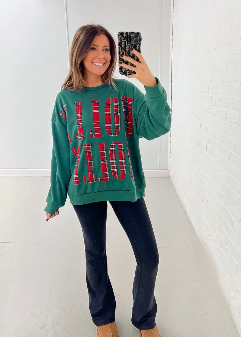 Holly Jolly Pullover - Green