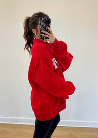 Mississippi Mock Neck - Red