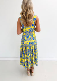 Lemon Midi Dress