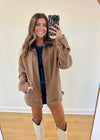 Oversized Barn Jacket - Brown