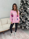 Pink Nutcracker Sweater