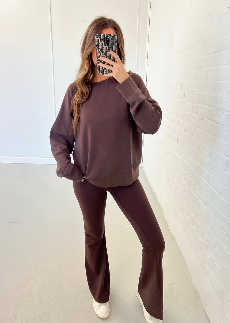 Chocolate Brown Ultra Soft Pullover