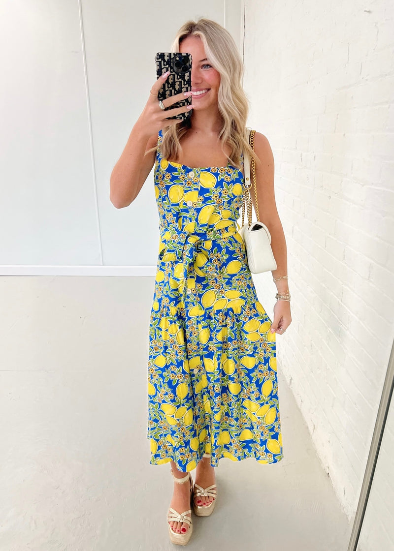 Lemon Midi Dress