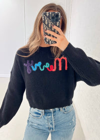 'Merry' Sweater - Black