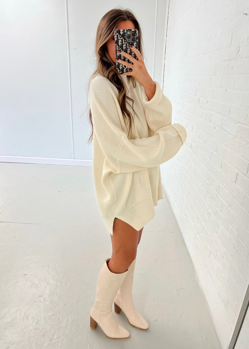 Oversized Cream Sweater