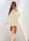 Oversized Cream Sweater